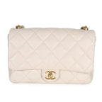 Chanel Beige Quilted Lambskin Large Funky Town Flap Bag