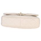 Chanel Beige Quilted Lambskin Large Funky Town Flap Bag