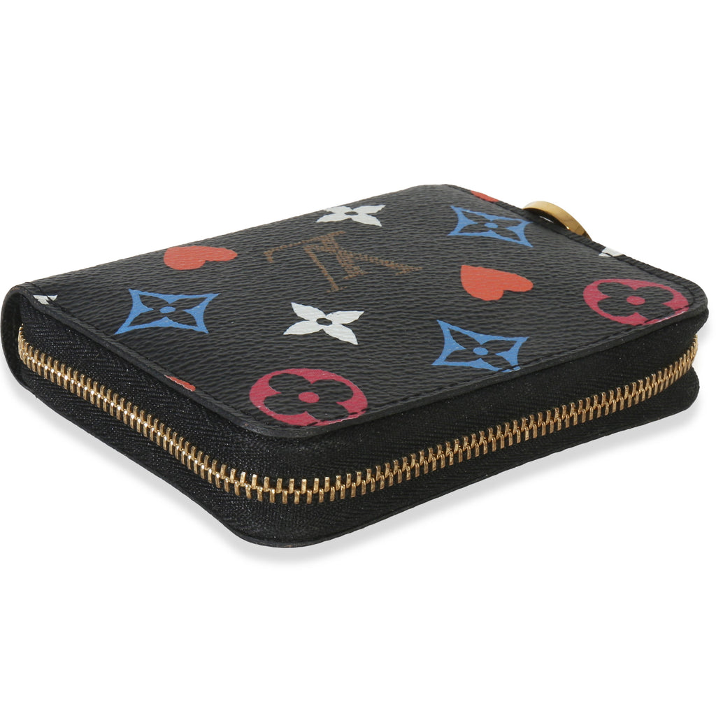 Louis Vuitton Black Multicolor Monogram Canvas Game On Zippy Coin Purse