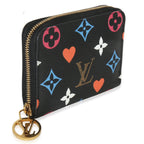 Louis Vuitton Black Multicolor Monogram Canvas Game On Zippy Coin Purse
