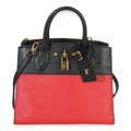 Louis Vuitton Black Red Taurillon City Steamer PM