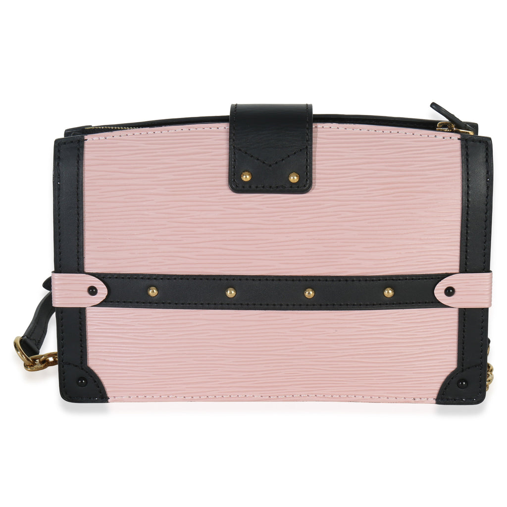 Louis Vuitton Rose Ballerine Epi Trunk Clutch Handbag