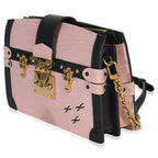 Louis Vuitton Rose Ballerine Epi Trunk Clutch Handbag