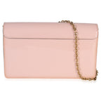 Louis Vuitton Rose Ballerine Monogram Vernis Cherrywood Chain Wallet