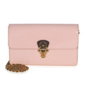 Louis Vuitton Rose Ballerine Monogram Vernis Cherrywood Chain Wallet