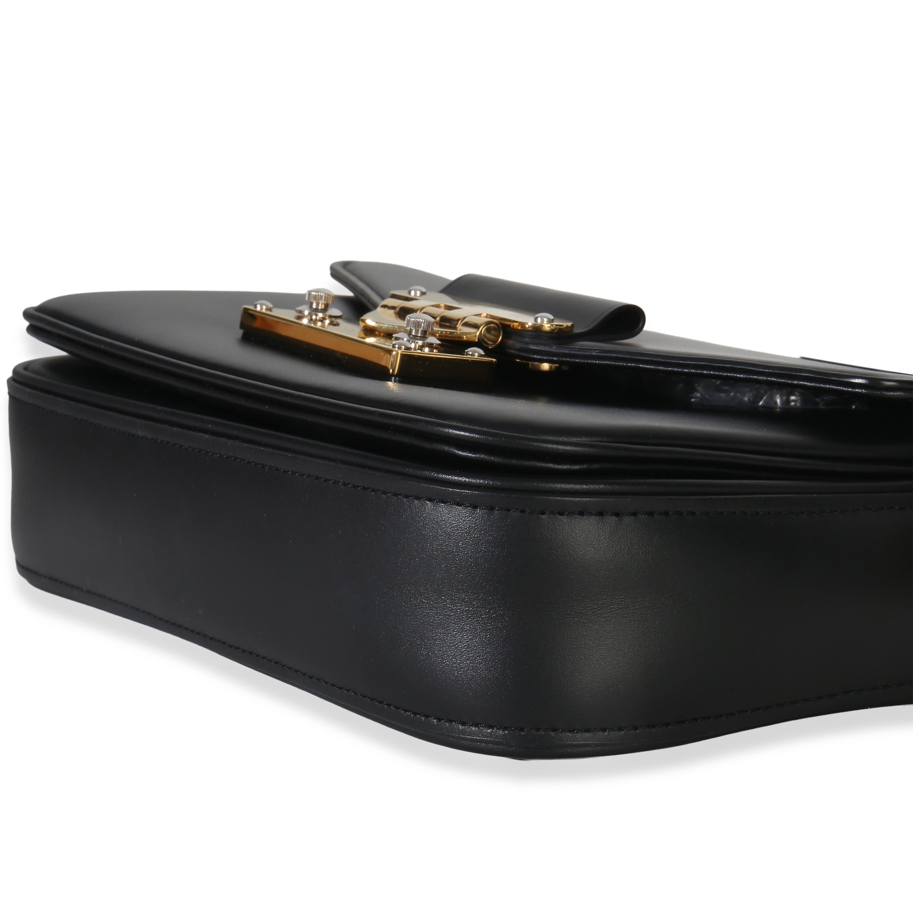 Louis Vuitton Black Calfskin Monogram Swing Bag