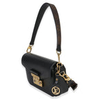 Louis Vuitton Black Calfskin Monogram Swing Bag