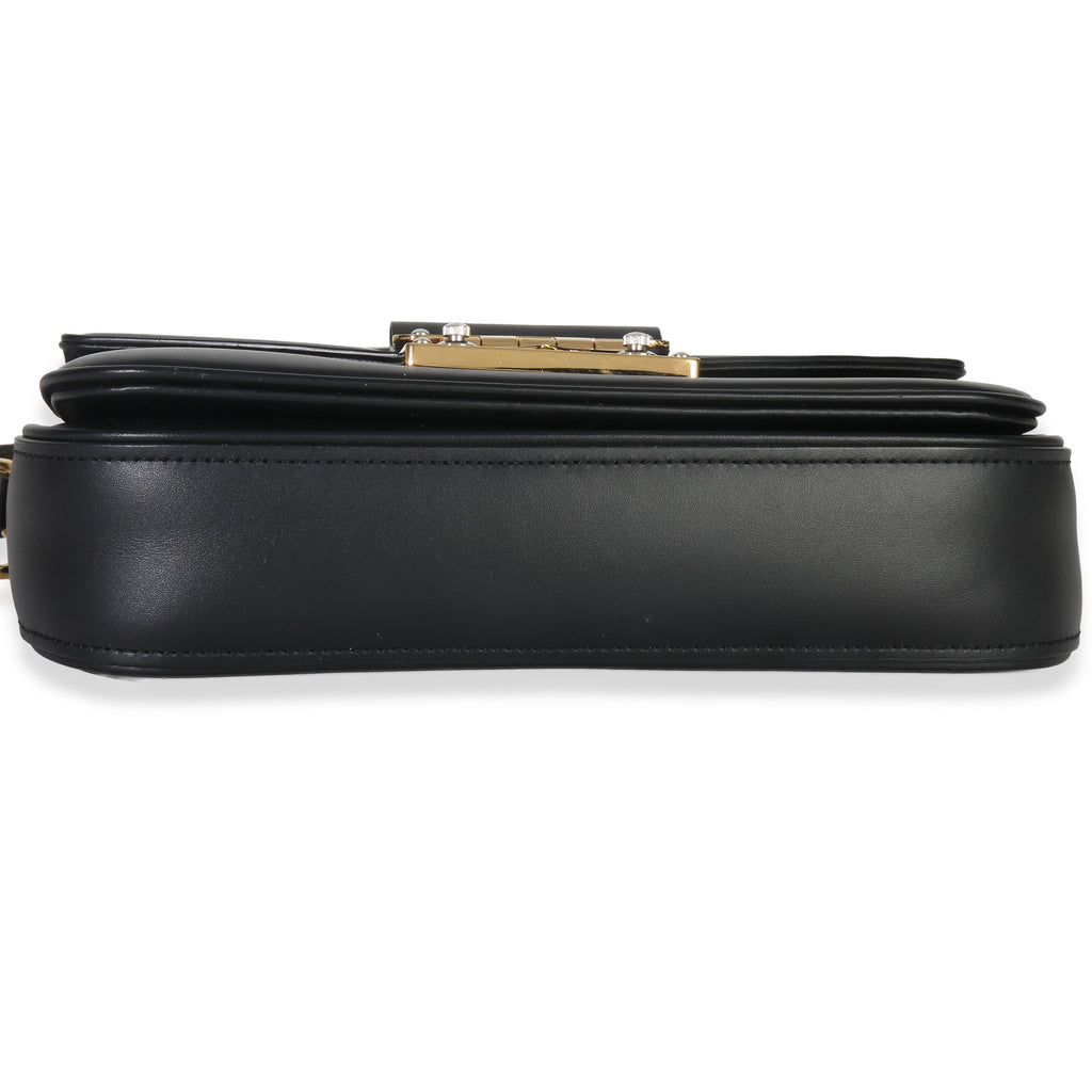 Louis Vuitton Black Calfskin Monogram Swing Bag