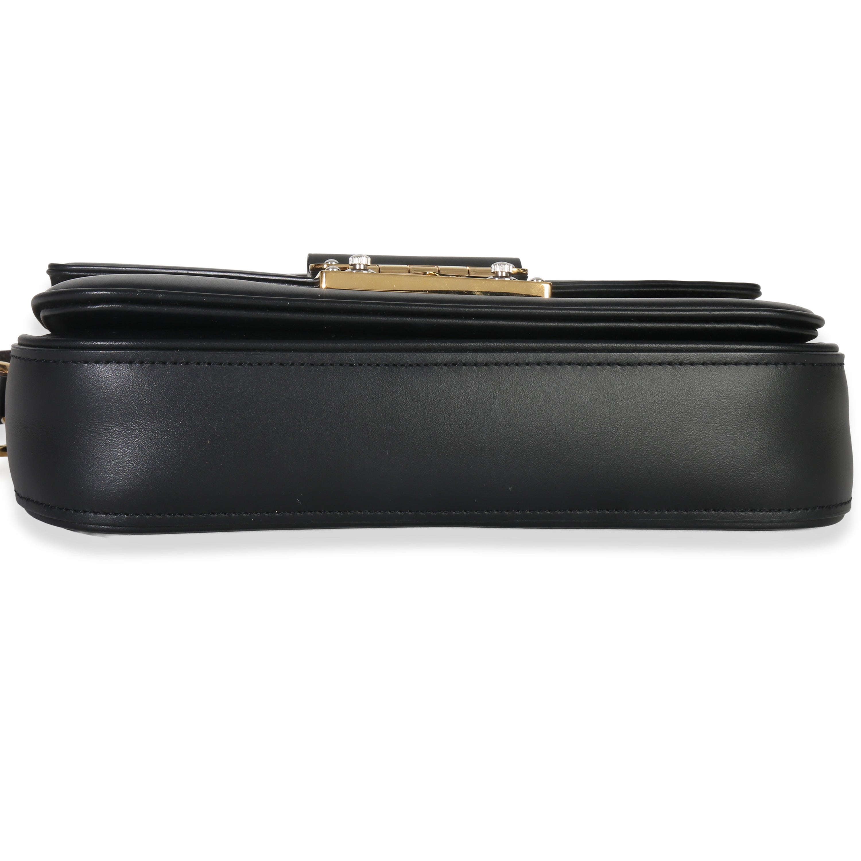 Louis Vuitton Black Calfskin Monogram Swing Bag
