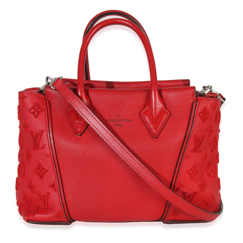 Louis Vuitton Framboise Calfskin Monogram Tote W BB