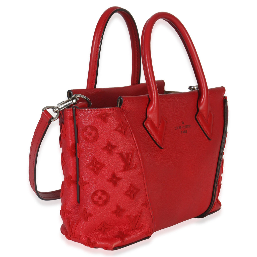 Louis Vuitton Framboise Calfskin Monogram Tote W BB