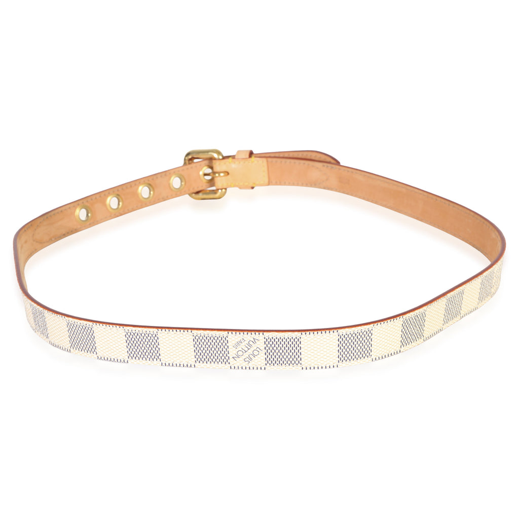Louis Vuitton Damier Azur Canvas Saint-Etienne 40mm Belt 80/32
