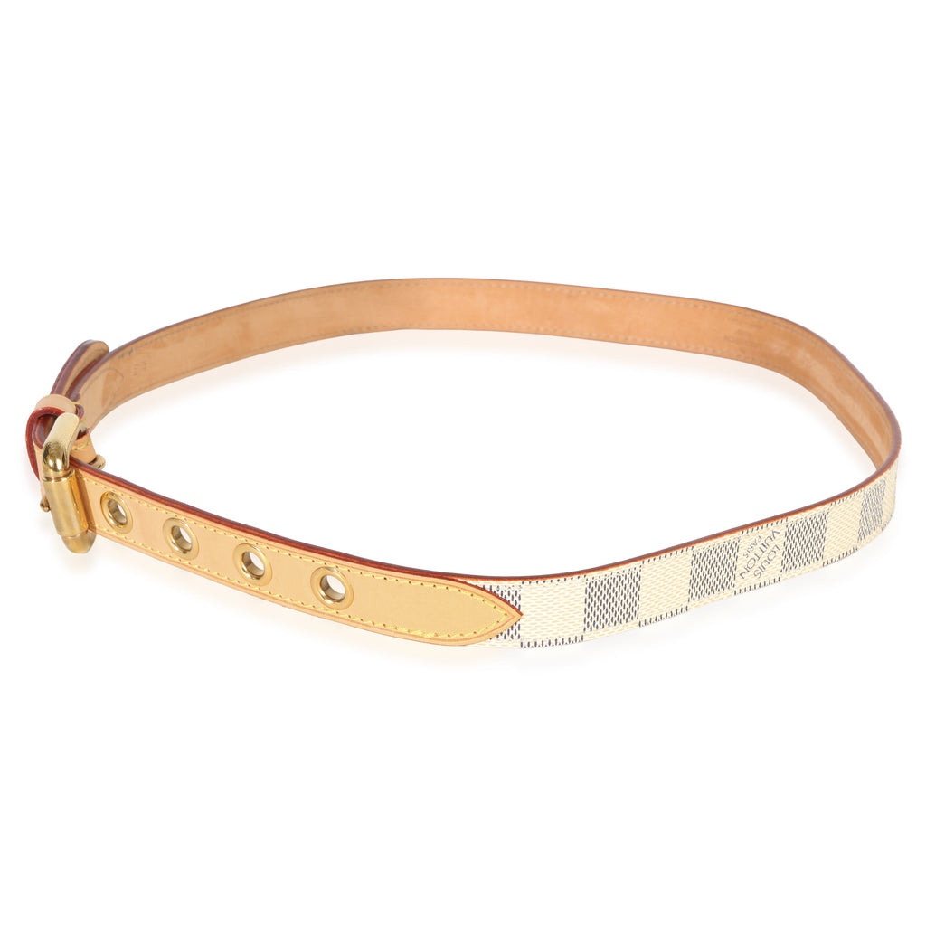 Louis Vuitton Damier Azur Canvas Saint-Etienne 40mm Belt 80/32