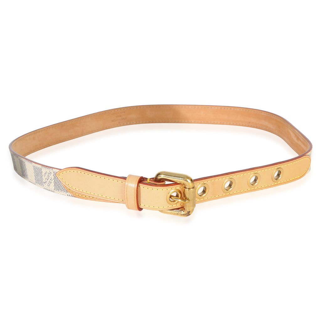 Louis Vuitton Damier Azur Canvas Saint-Etienne 40mm Belt 80/32