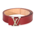 Louis Vuitton Rubis Epi LV Initiales 30mm Belt 80/32