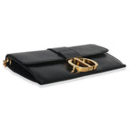 Christian Dior Black Calfskin Montaigne 30 Clutch