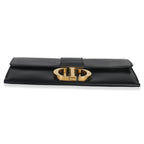 Christian Dior Black Calfskin Montaigne 30 Clutch