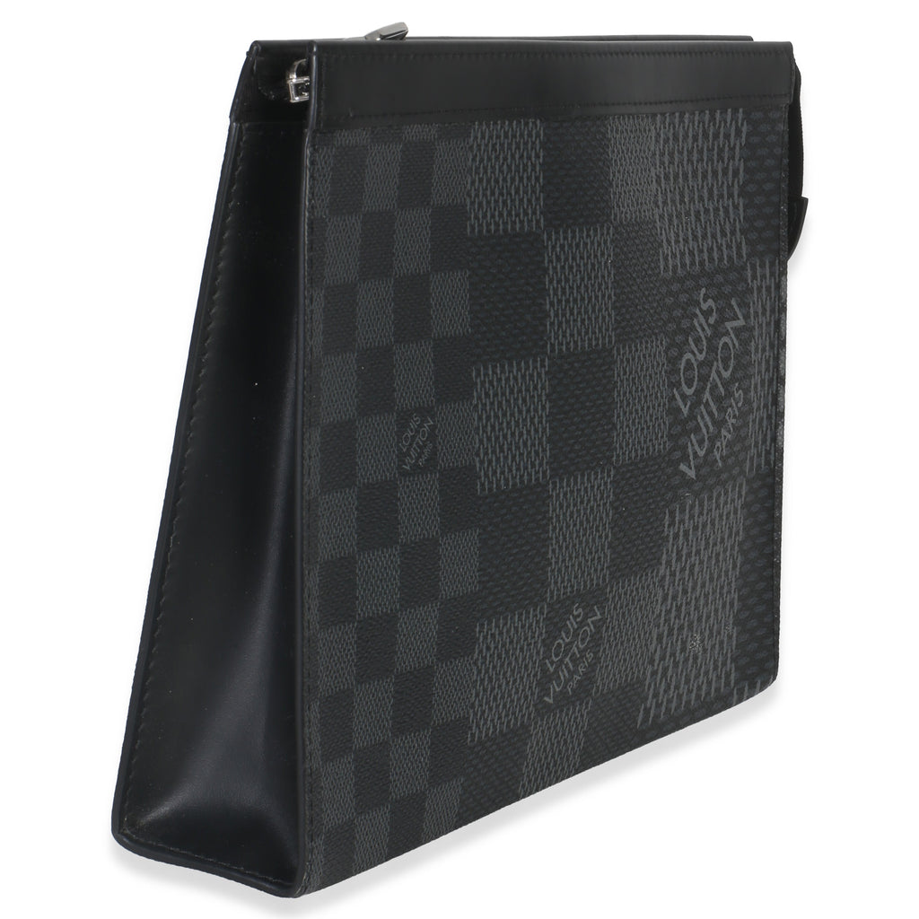 Louis Vuitton Damier Graphite 3D Canvas Pochette Voyage MM