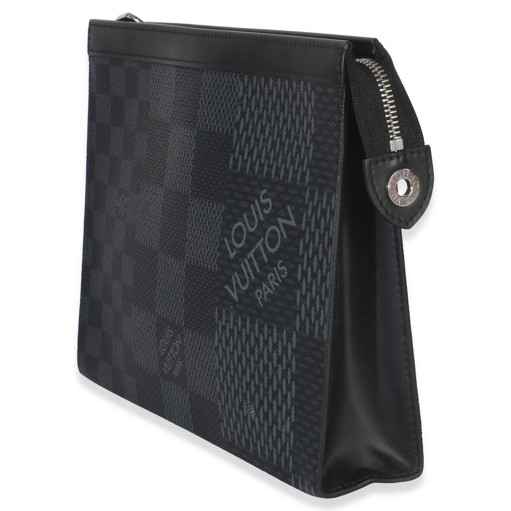 Louis Vuitton Damier Graphite 3D Canvas Pochette Voyage MM