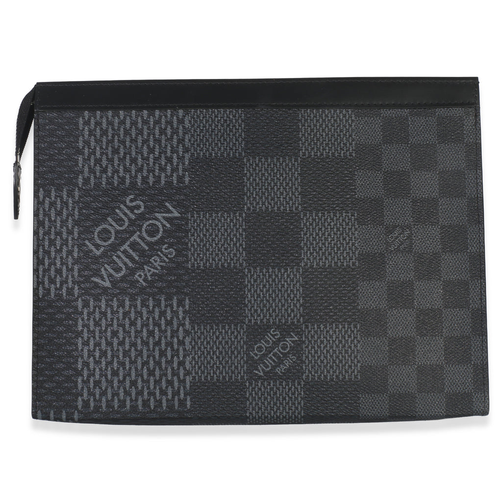 Louis Vuitton Damier Graphite 3D Canvas Pochette Voyage MM