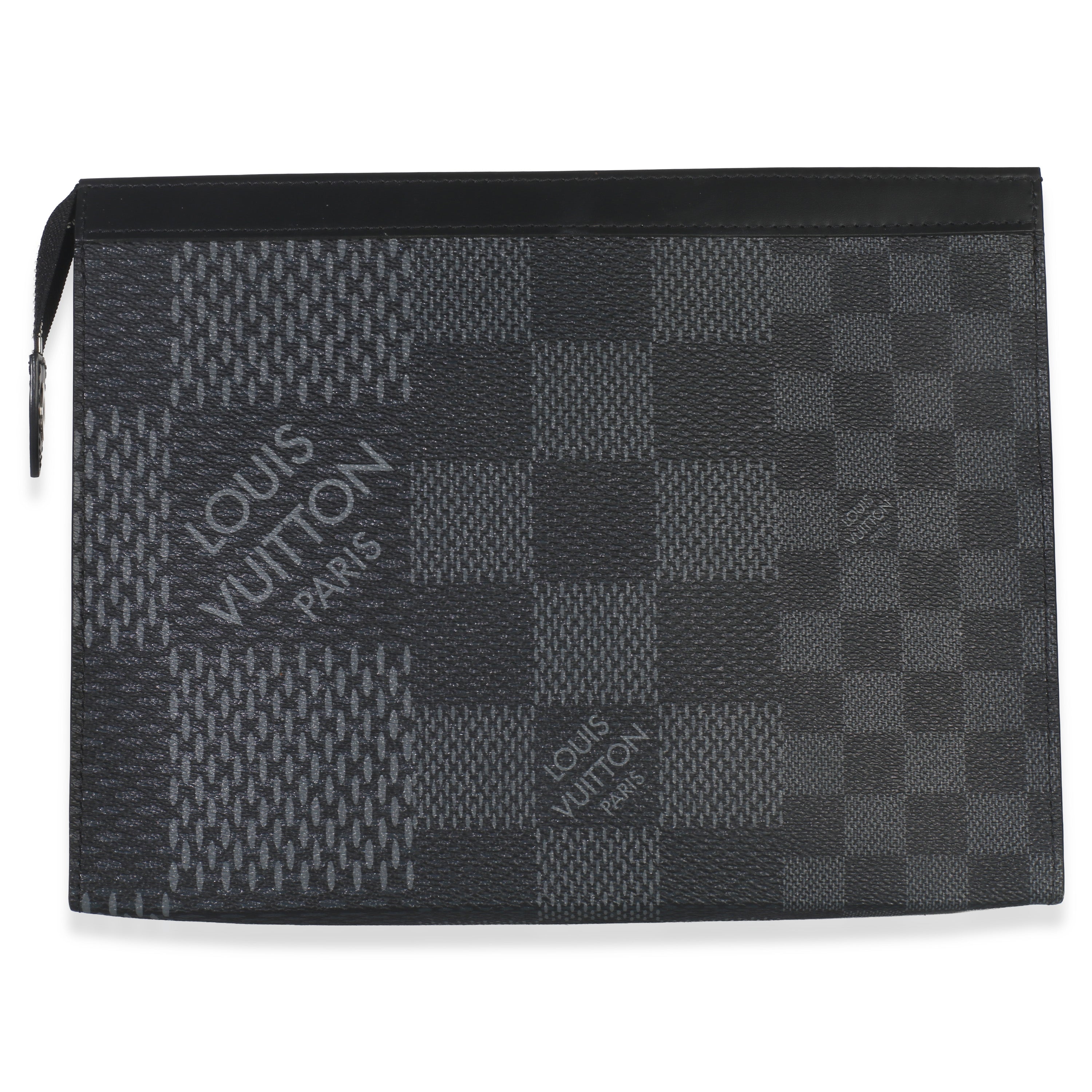 Louis Vuitton Damier Graphite 3D Canvas Pochette Voyage MM