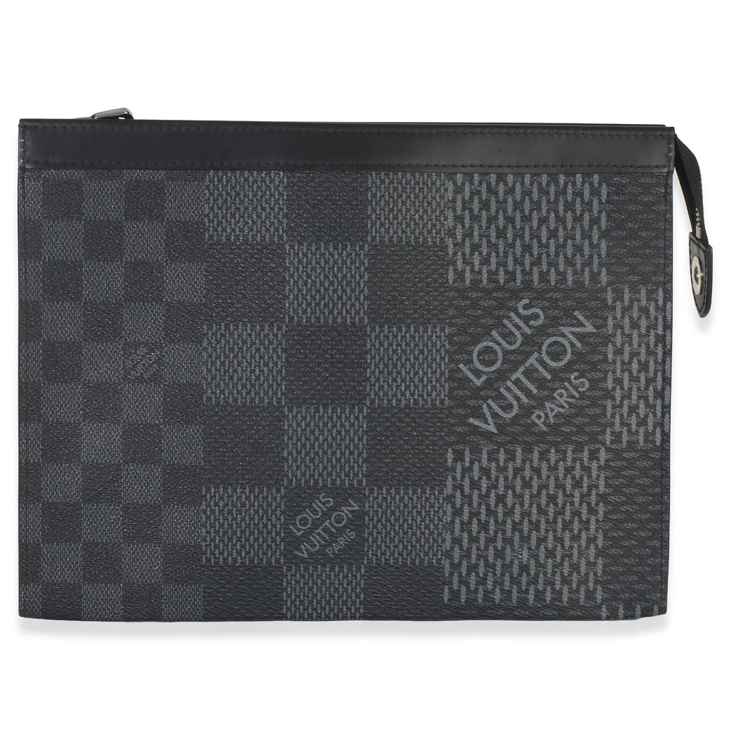 Louis Vuitton Damier Graphite 3D Canvas Pochette Voyage MM