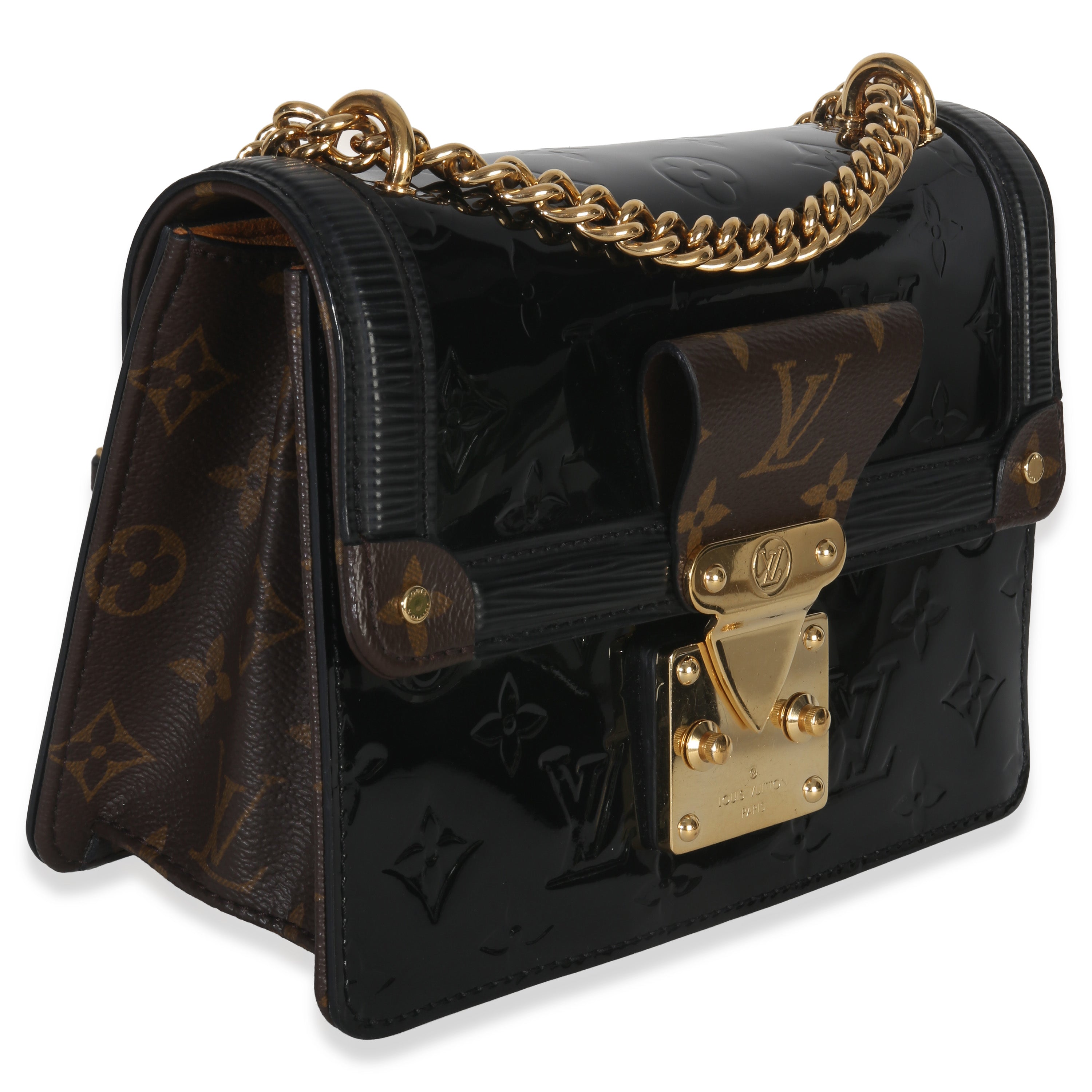 Louis Vuitton Black Monogram Vernis Epi Wynwood