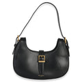 Saint Laurent Black Smooth Calfskin Le Fermoir Hobo
