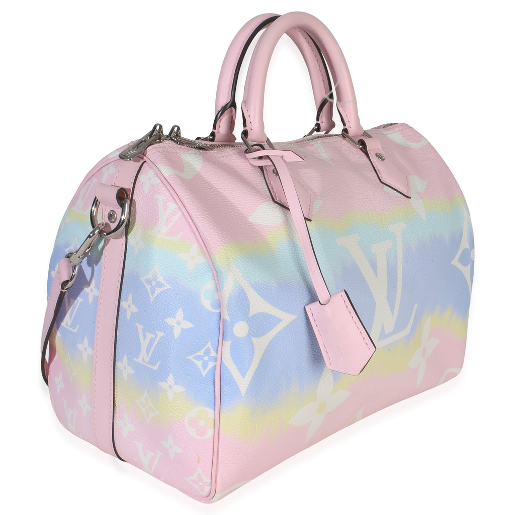 Louis Vuitton Pastel Monogram Canvas Escale Speedy Bandouliere 30