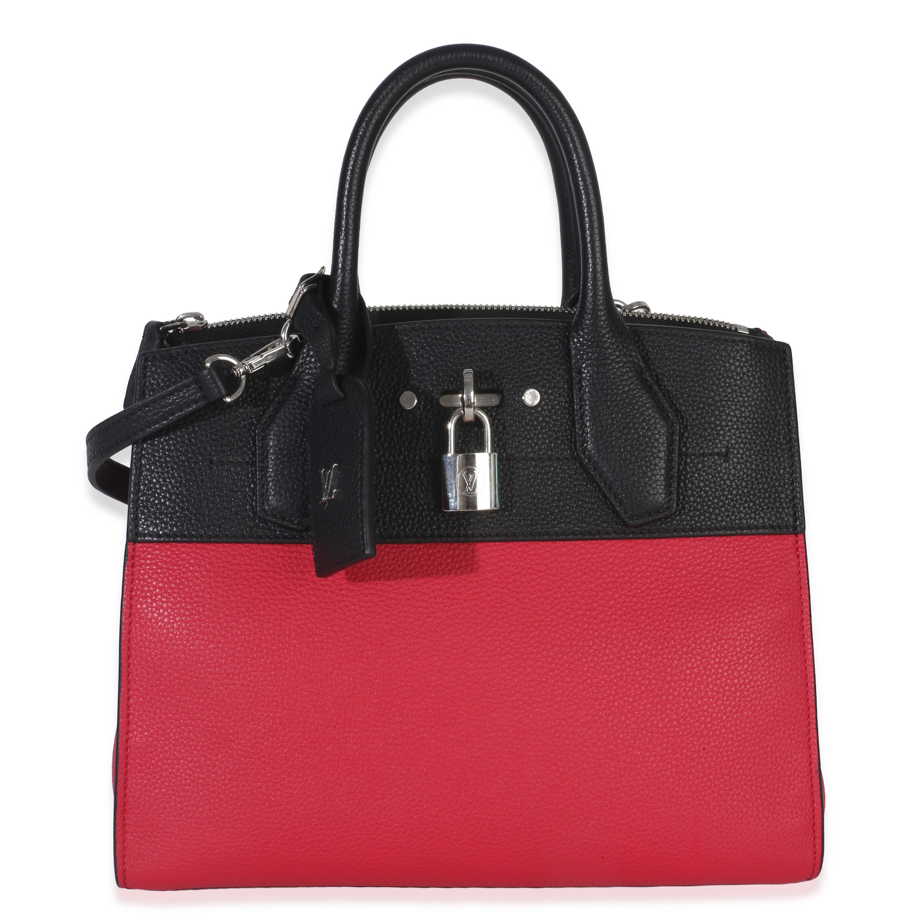 Louis Vuitton Bougainvillea Black Taurillon City Steamer PM