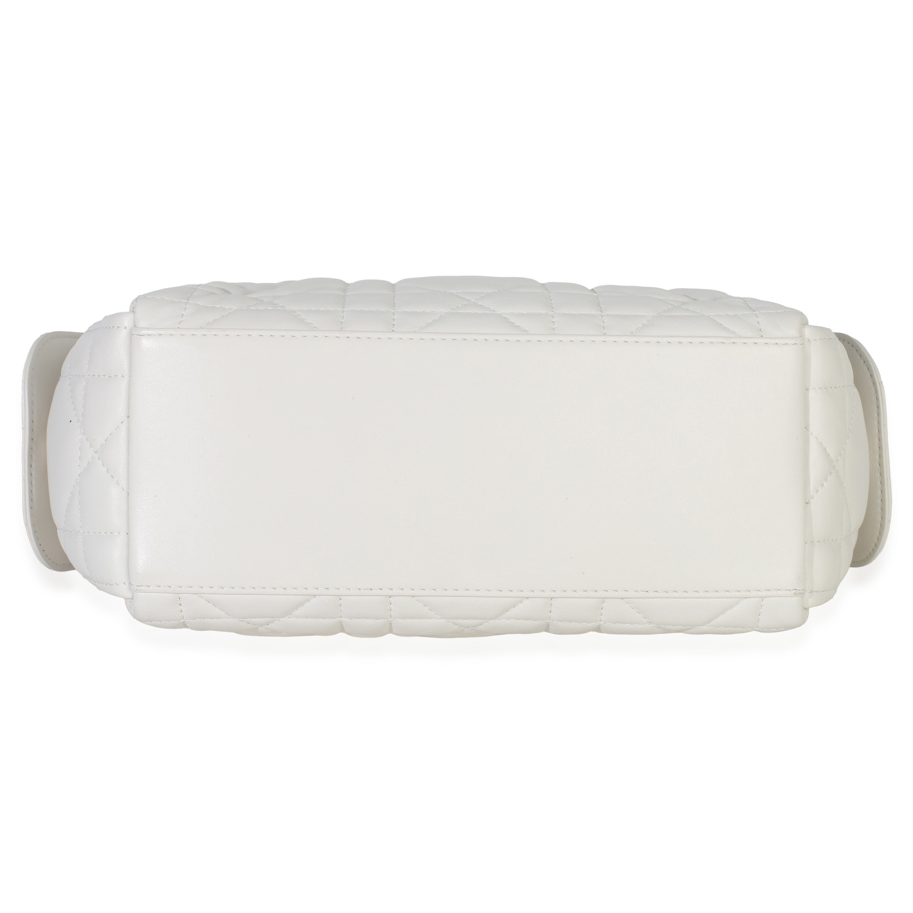 Christian Dior Latte Lambskin Macrocannage Medium D-Dream Bag