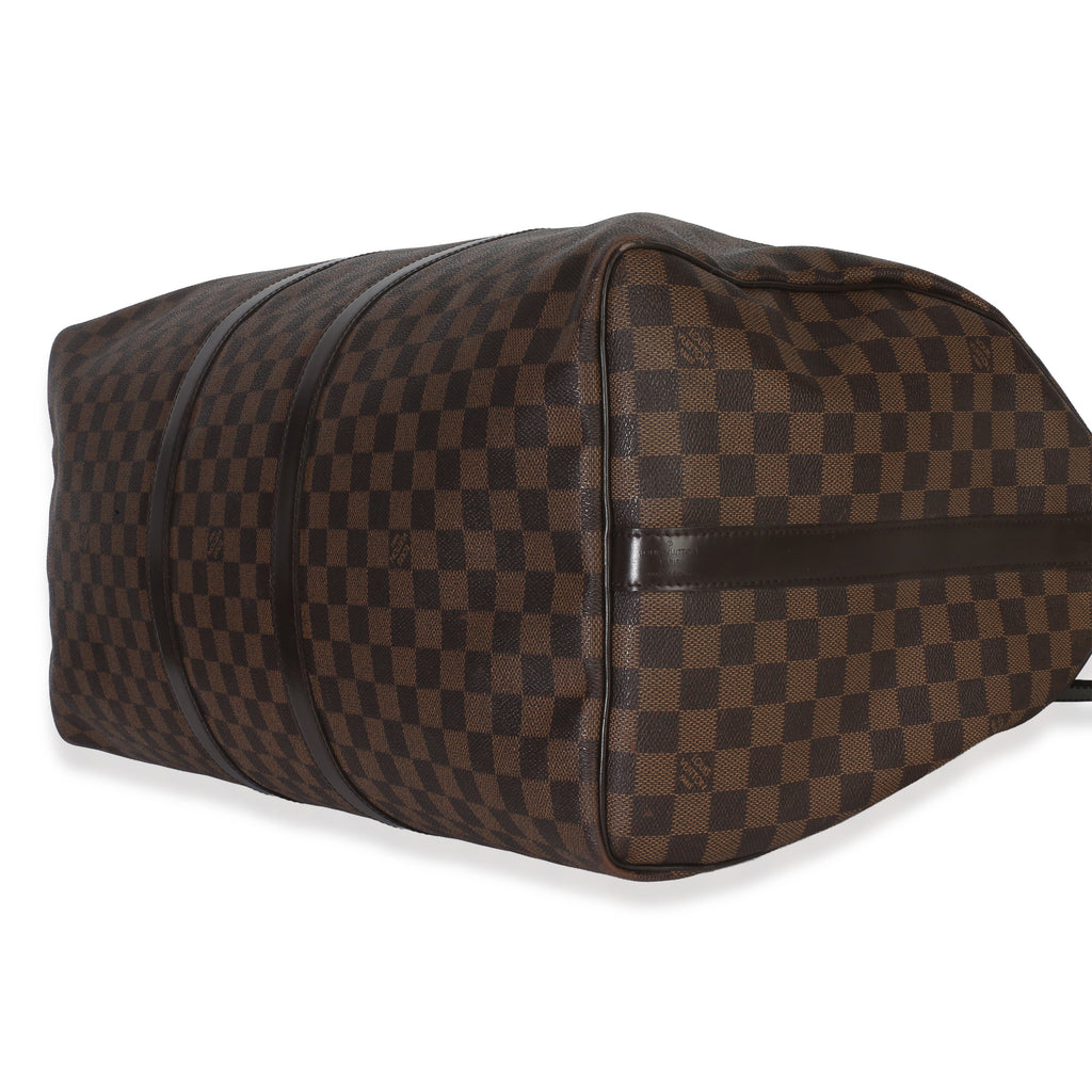 Louis Vuitton Damier Ebene Canvas Keepall Bandouliere 55