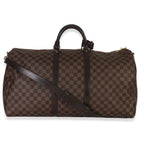 Louis Vuitton Damier Ebene Canvas Keepall Bandouliere 55
