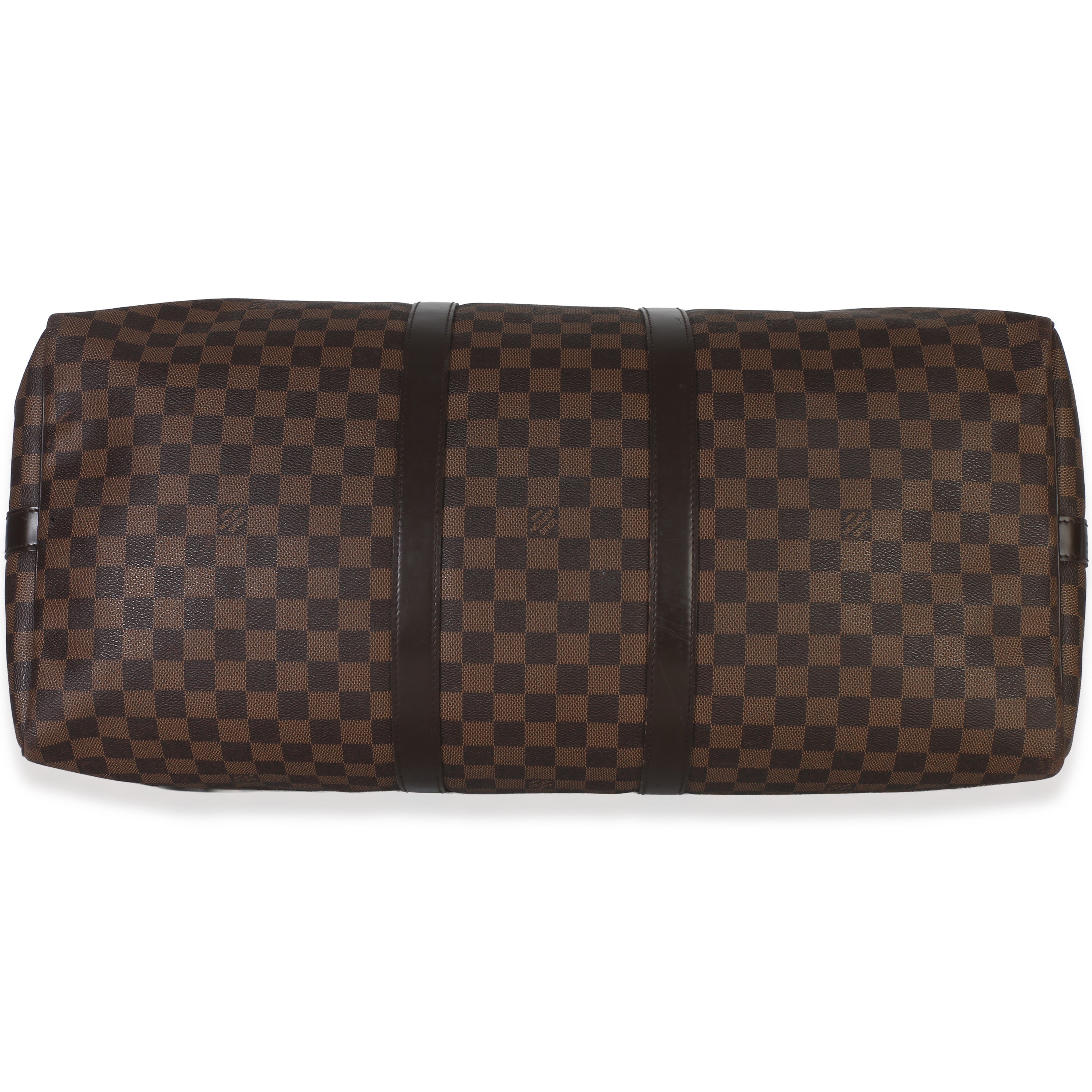 Louis Vuitton Damier Ebene Canvas Keepall Bandouliere 55