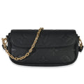 Louis Vuitton Black Monogram Empreinte Ivy Wallet On Chain