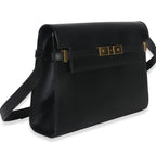 Saint Laurent Black Calfskin Medium Manhattan Shoulder Bag