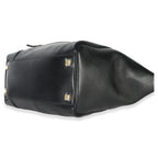 Black Supple Shiny Lambskin Medium New Luggage