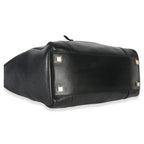 Black Supple Shiny Lambskin Medium New Luggage