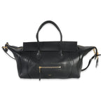 Black Supple Shiny Lambskin Medium New Luggage