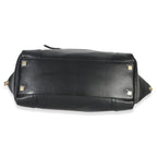 Black Supple Shiny Lambskin Medium New Luggage