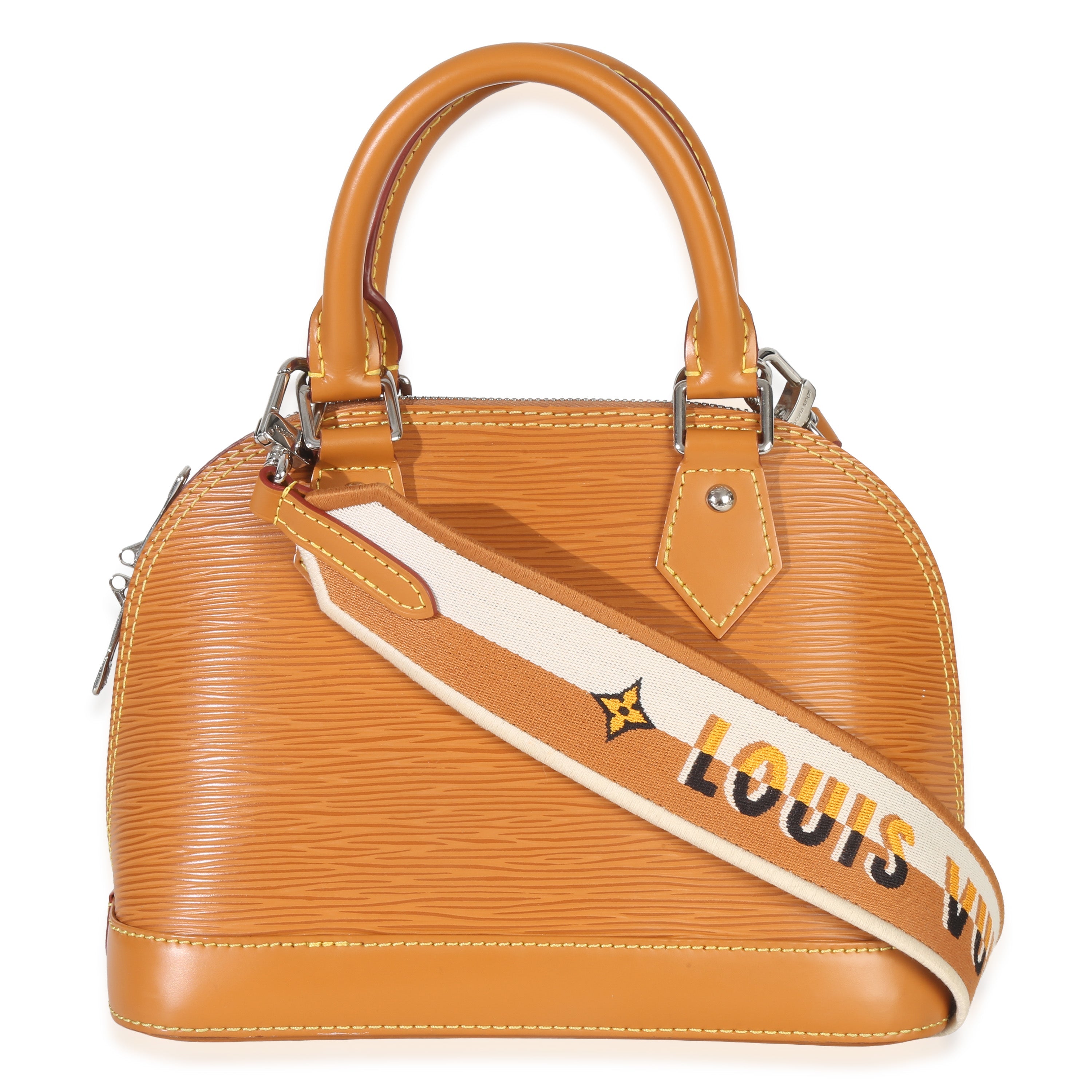 Louis Vuitton Honey Gold Epi Jacquard Alma BB