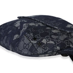 Gucci Navy GG Floral Canvas Belt Bag