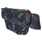 Gucci Navy GG Floral Canvas Belt Bag