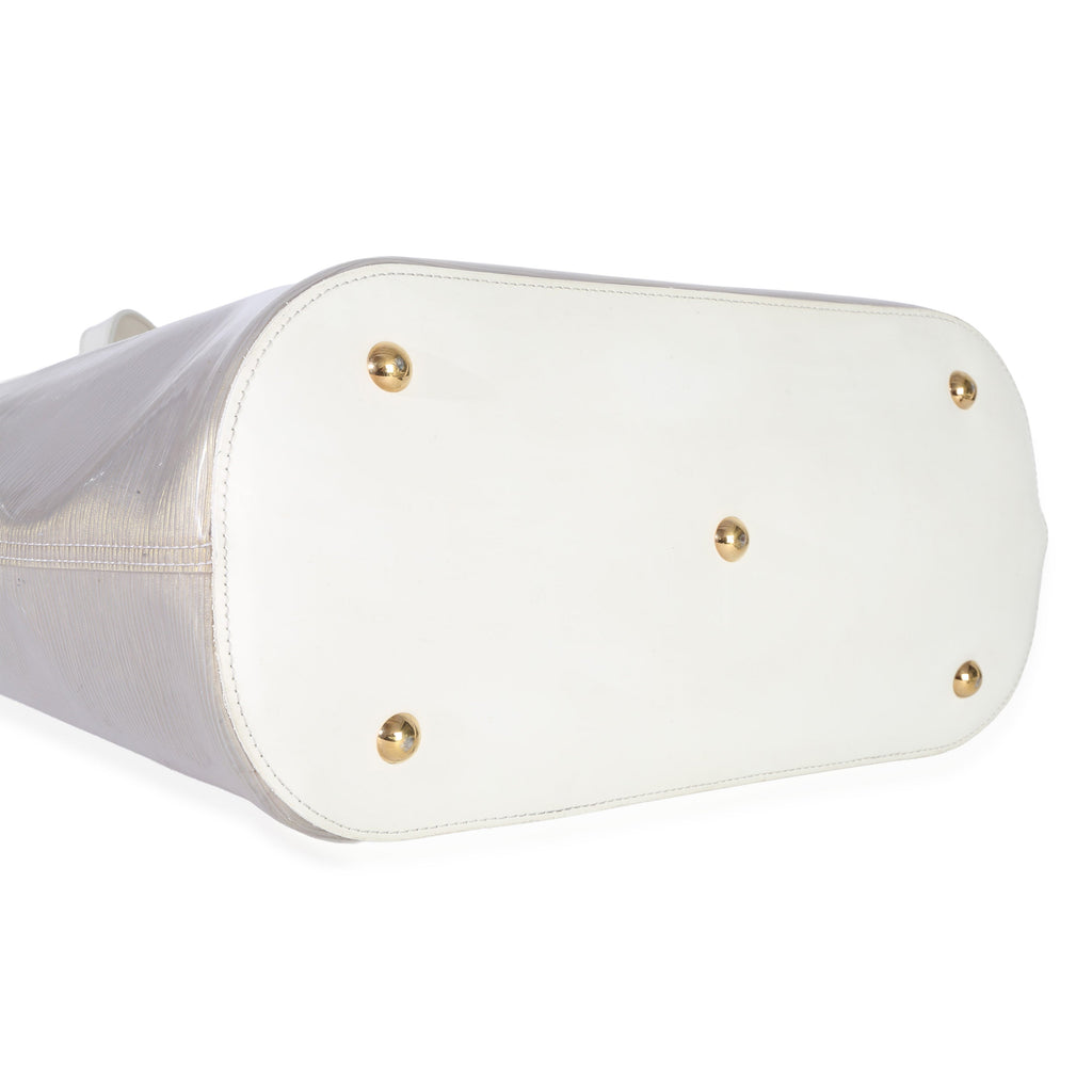 Louis Vuitton White Epi Plage Vinyl Lagoon Bay Tote
