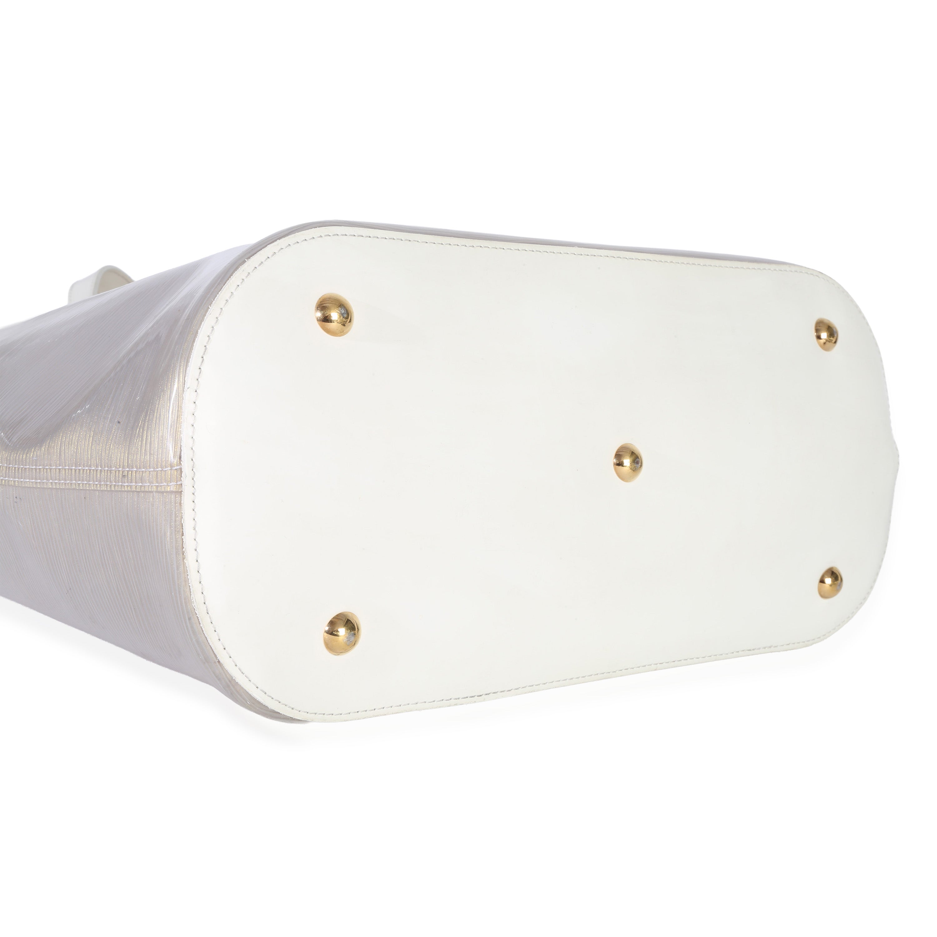 Louis Vuitton White Epi Plage Vinyl Lagoon Bay Tote