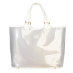 Louis Vuitton White Epi Plage Vinyl Lagoon Bay Tote