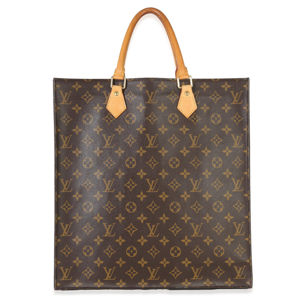 Louis Vuitton Monogram Canvas Sac Plat Tote