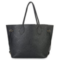 Louis Vuitton Black Giant Monogram Empreinte Neverfull MM