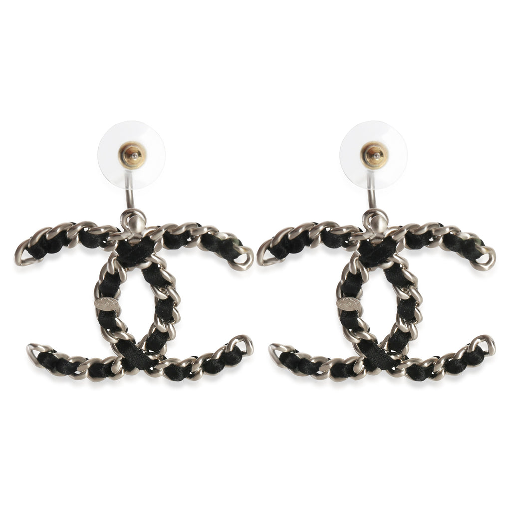 Chanel 2011 Leather CC Earrings