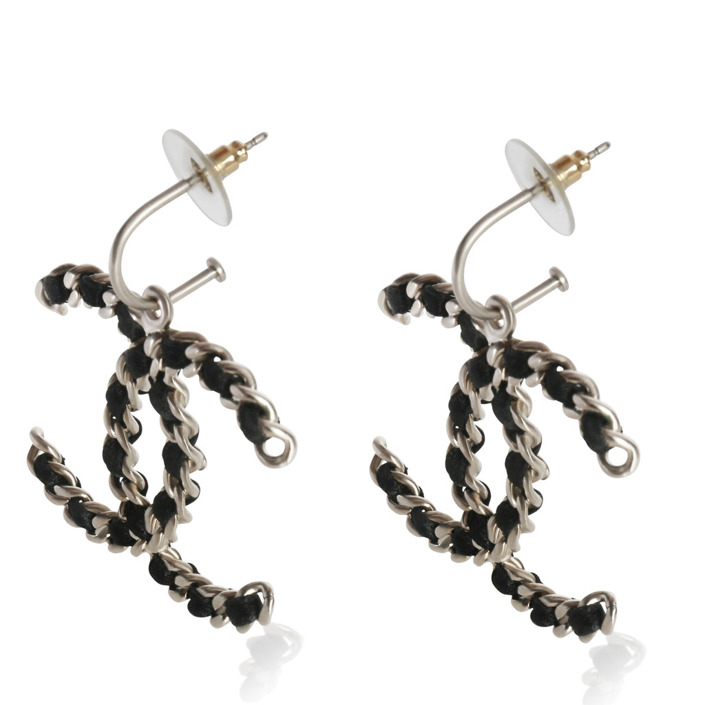 Chanel 2011 Leather CC Earrings